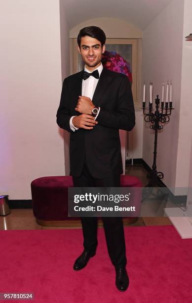 Matteo Bocelli, wearing Bvlgari, attends the Bvlgari FESTA Gala Dinner at Banqueting House on May 12, 2018 in London, England.