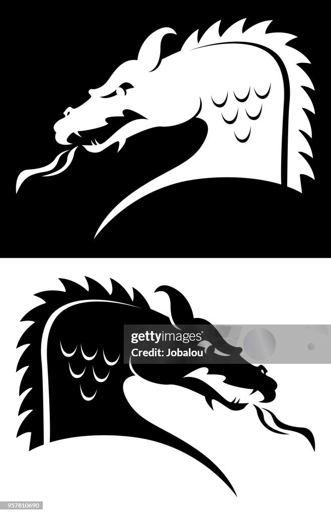 Dragon Head B&W
