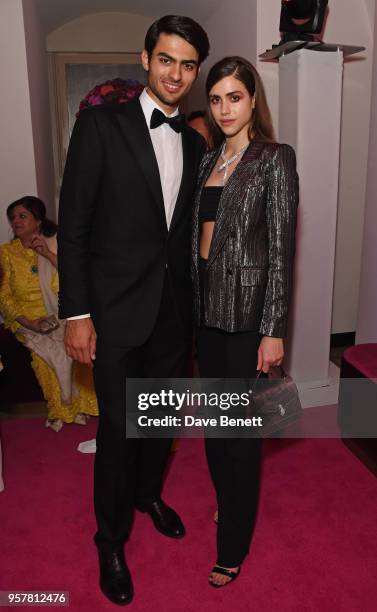 Matteo Bocelli and Carlota Bulgari, wearing Bvlgari, attends the Bvlgari FESTA Gala Dinner at Banqueting House on May 12, 2018 in London, England.