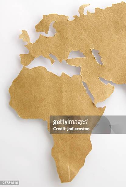 africa, europe and middle east - africa maps stock pictures, royalty-free photos & images