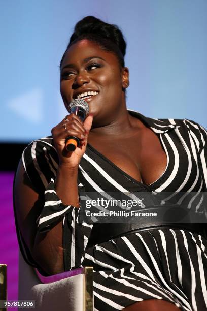 Danielle Brooks speaks onstage at the Netflix - Rebels and Rule Breakers For Your Consideration Event at Netflix FYSee Space on May 12, 2018 in...
