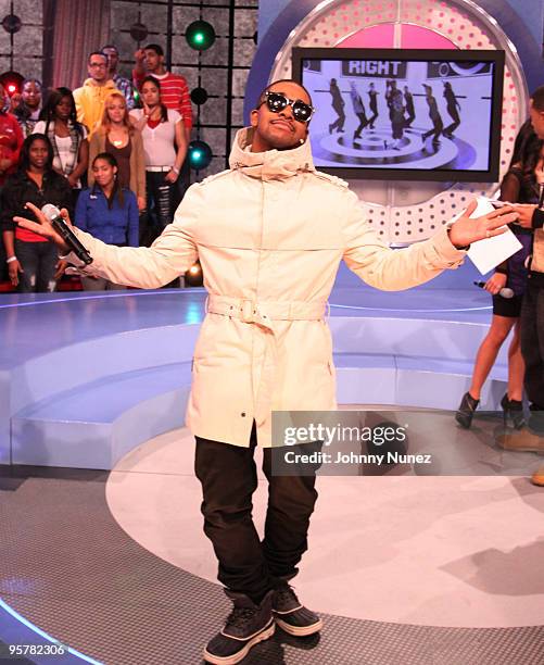 Omarion visits BET's "106 & Park" at BET Studios on January 11, 2010 in New York City.