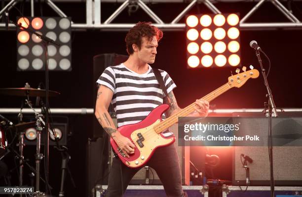 Andy Prince of Manchester Orchestra performs onstage at KROQ Weenie Roast 2018 at StubHub Center on May 12, 2018 in Carson, California.