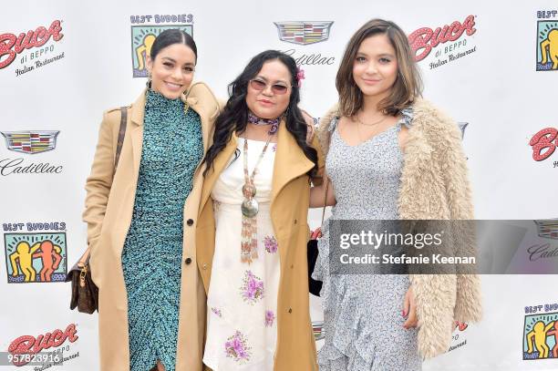 Vanessa Hudgens, Gina Hudgens and Stella Hudgens attend 2018 Best Buddies Mother's Day Brunch Hosted by Vanessa & Gina Hudgens on May 12, 2018 in...