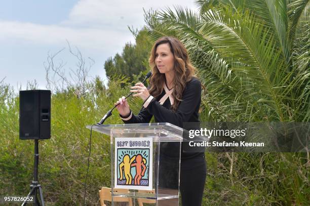 Minnie Driver attends 2018 Best Buddies Mother's Day Brunch Hosted by Vanessa & Gina Hudgens on May 12, 2018 in Malibu, California.