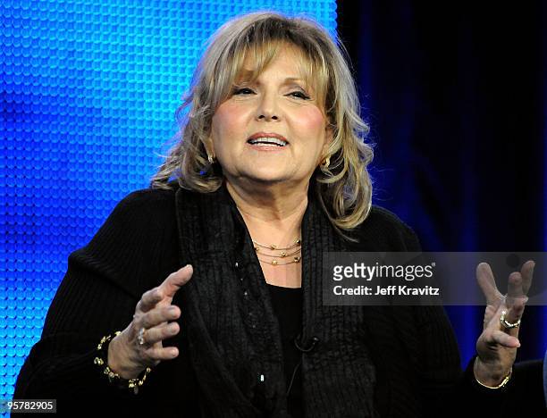 Actress Brenda Vaccaro of "You Don't Know Jack" speak during the HBO portion of the 2010 Television Critics Association Press Tour at the Langham...