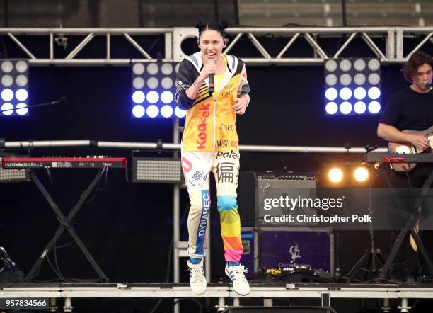 Bishop Briggs peforms onstage at KROQ Weenie Roast 2018 at StubHub Center on May 12, 2018 in Carson, California.