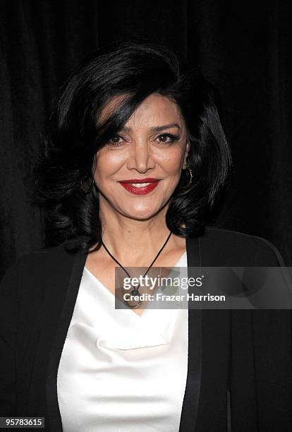 Actress Shohreh Aghdashloo arrives at the DIC/InStyle's 9th Annual Awards Season Diamond Fashion Show Preview at the Beverly Hills Hotel on January...