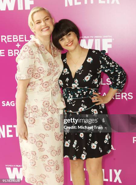 Kimmy Gatewood and Rebekka Johnson attend the Netflix - "Rebels and Rules Breakers" for your consideration event held at Netflix FYSee Space on May...