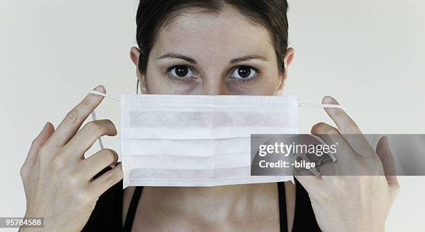 flu mask - sportmasker stockfoto's en -beelden