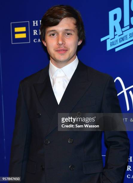 Actor Nick Robinson attends the Human Rights Campaign's 13th annual Las Vegas Gala at the Aria Resort & Casino on May 12, 2018 in Las Vegas, Nevada.