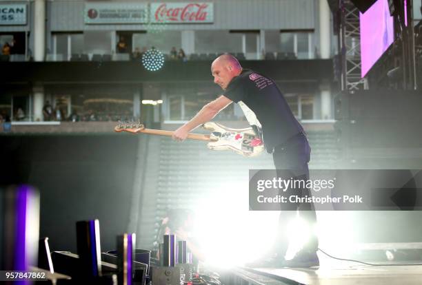 Matt Maust of Cold War Kids performs onstage at KROQ Weenie Roast 2018 at StubHub Center on May 12, 2018 in Carson, California.