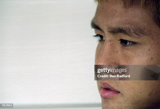 Portrait of Junichi Inamoto of Arsenal during the pre-season friendly match against Barnet played at Underhill, in London. Arsenal won the match 6-1....