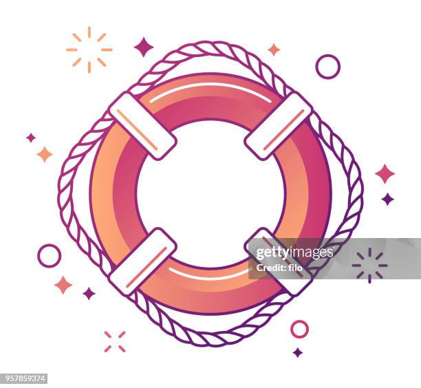 life buoy help symbol - life ring stock illustrations