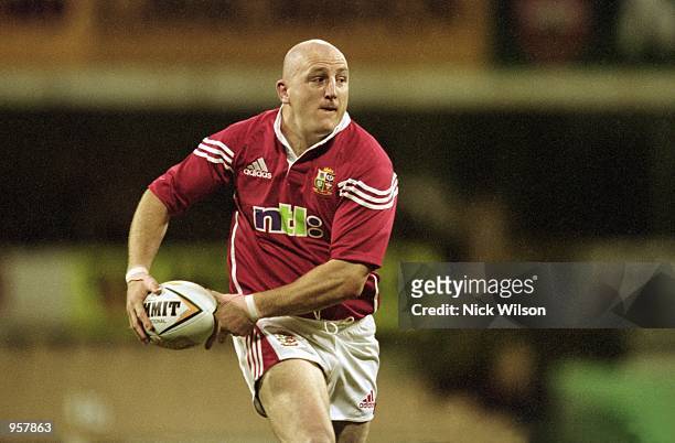 Keith Wood of the British Lions in action during the Tour Match against Western Australia at the WACA in Perth, Australia. The Lions won 116-10. \...