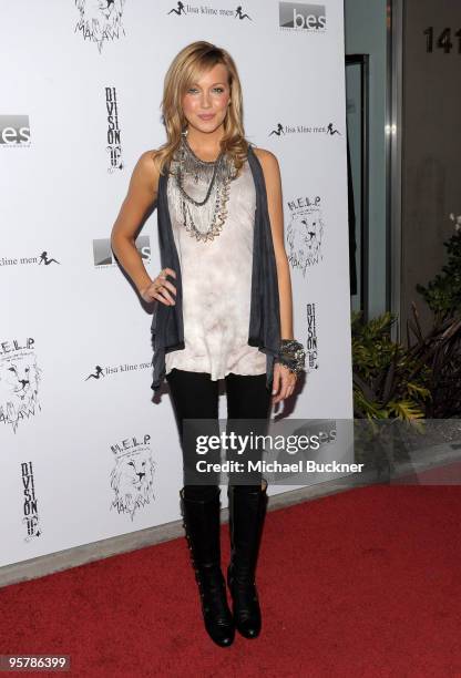 Actress Katie Cassidy attends the Lisa Kline Boutique Launch Party for Division-E's Spring Collection on January 14, 2010 in Los Angeles, California.