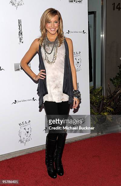 Actress Katie Cassidy attends the Lisa Kline Boutique Launch Party for Division-E's Spring Collection on January 14, 2010 in Los Angeles, California.