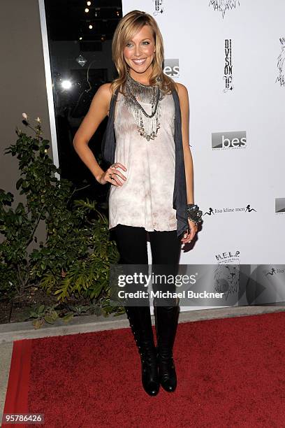 Actress Katie Cassidy attends the Lisa Kline Boutique Launch Party for Division-E's Spring Collection on January 14, 2010 in Los Angeles, California.