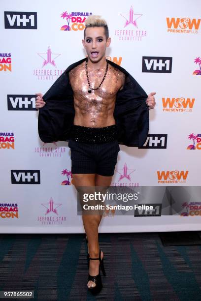 Frankie Grande attends the 4th Annual RuPaul's DragCon at Los Angeles Convention Center on May 12, 2018 in Los Angeles, California.