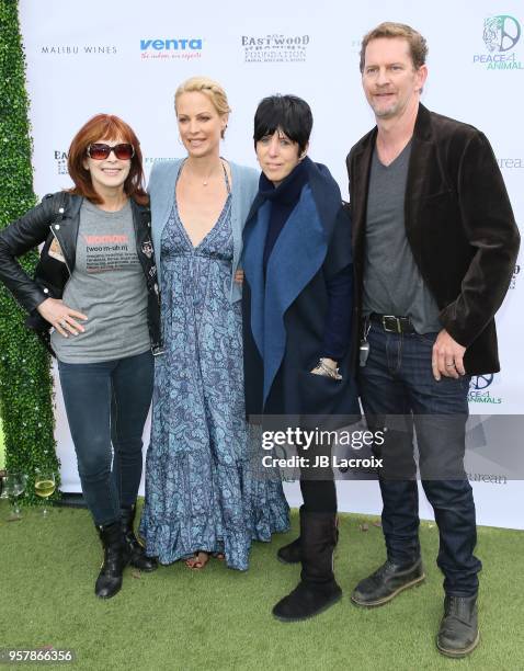 Frances Fisher, Alison Eastwood, Diane Warren and Stacy Poitras attend the Eastwood Ranch Foundation's Wags, Whiskers and Wine Event on May 12, 2018...