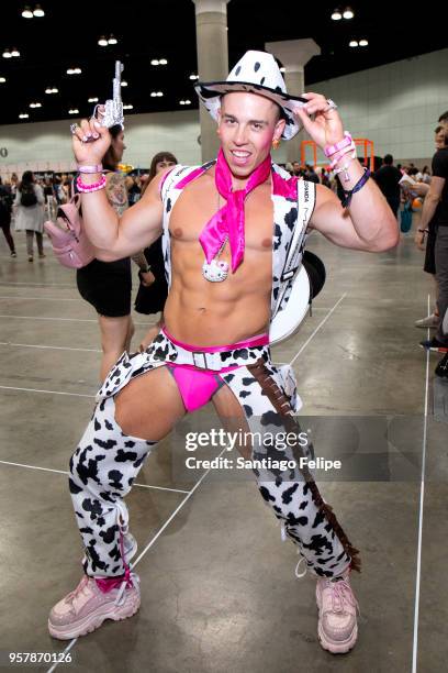 Candy Ken attends the 4th Annual RuPaul's DragCon at Los Angeles Convention Center on May 12, 2018 in Los Angeles, California.