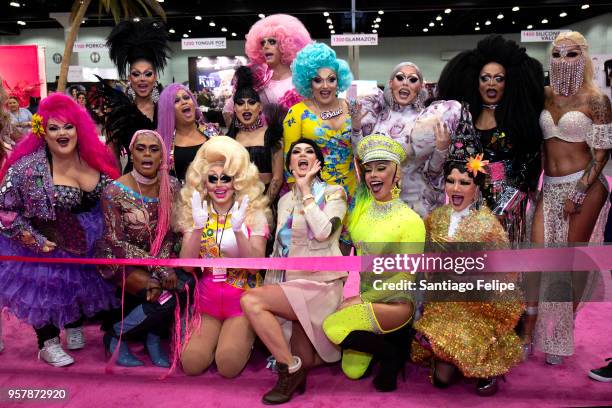 Araya Indra, India Ferrah, Pangina Heals, Mariah Balenciaga, Trixie Mattel, Manila Luzon, Dida Ritz, Darienne Lake, Mrs. Kasha Davis, India Ferrah,...