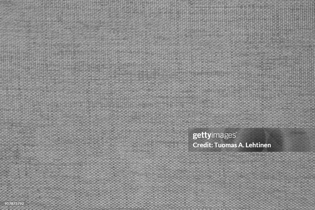 Furniture fabric texture, abstract background in black and white