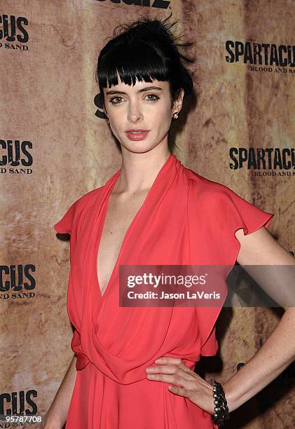 Actress Krysten Ritter attends a screening of "Spartacus: Blood and Sand" at the Billy Wilder Theater at the Hammer Museum on January 14, 2010 in Los...