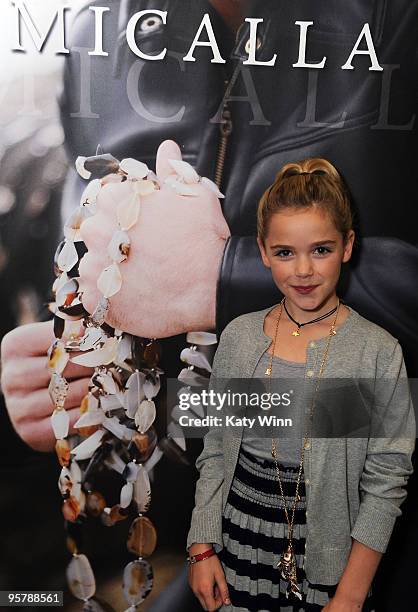 Kiernan Shipka attends the DPA Golden Globes Gift Suite on January 16, 2010 in Beverly Hills, California.