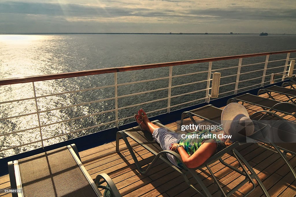 A Relaxing Morning at Sea