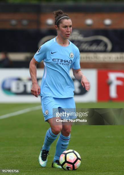 Jane Ross of Manchester City WFC during Women's Super League 1 match between Arsenal against Manchester City Ladies at Meadow Park Borehamwood FC on...