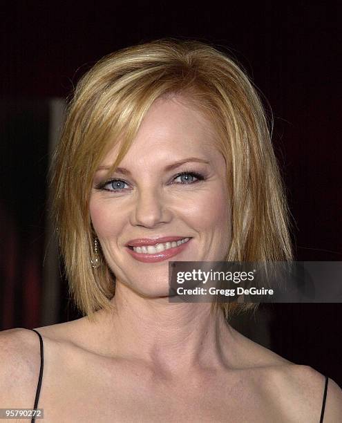 Marg Helgenberger arrives at the 53rd Annual Primetime Emmy Awards.