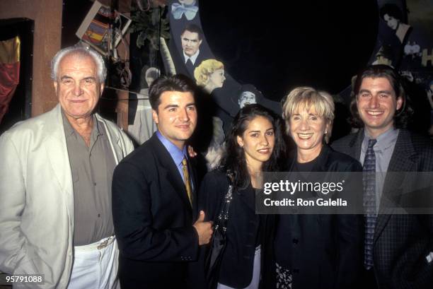 Olympia Dukakis, Louis Zorich, and family