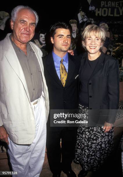 Olympia Dukakis, Louis Zorich and son