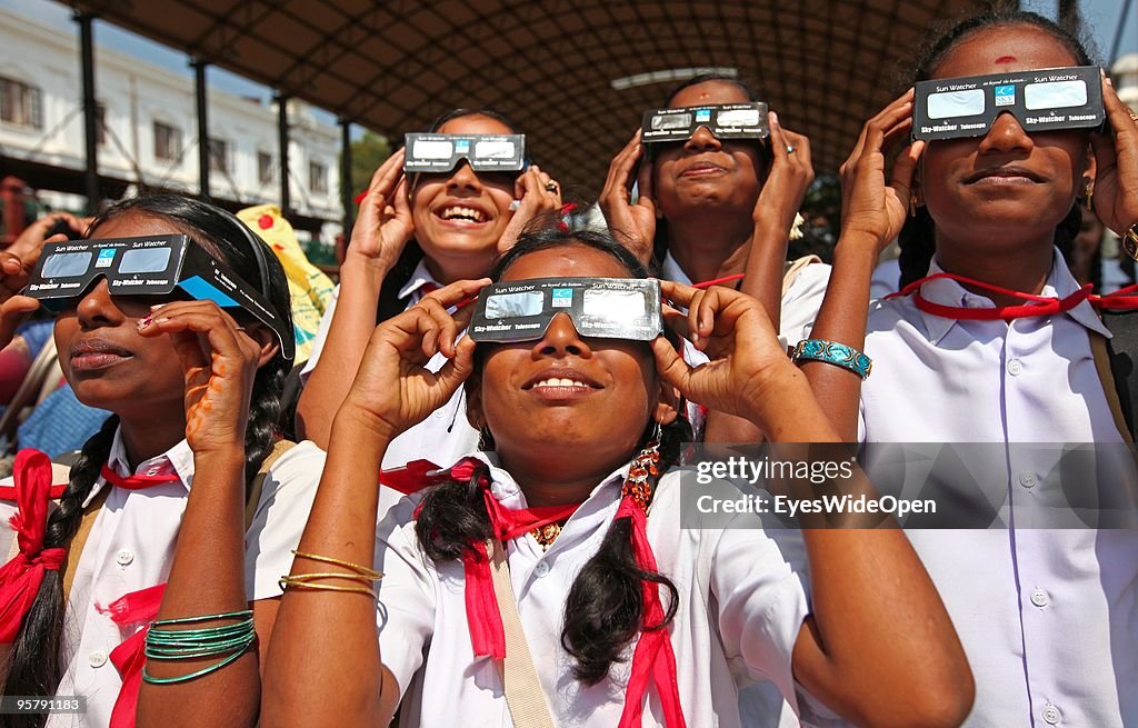 Solar Eclipse Observed In India