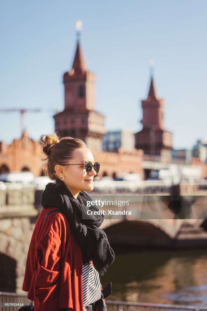 Portrait of a young woman in Berlin, Germany