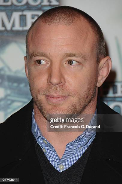 British director Guy Ritchie attends 'Sherlock Holmes' photocall at Cinema Gaumont Marignan on January 15, 2010 in Paris, France.
