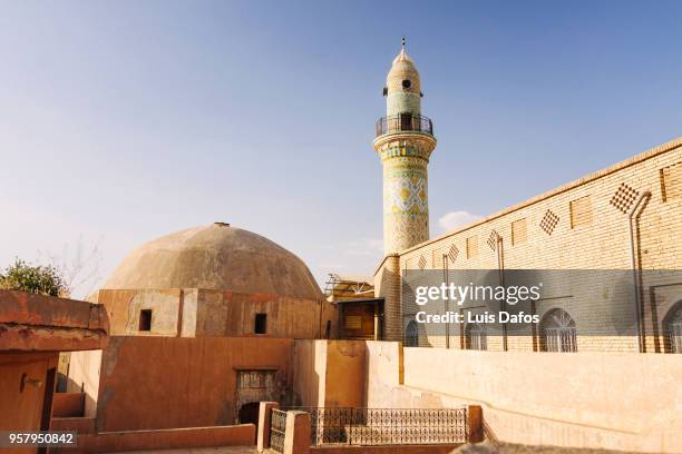 mosque at the erbil citadel - turks bad stockfoto's en -beelden