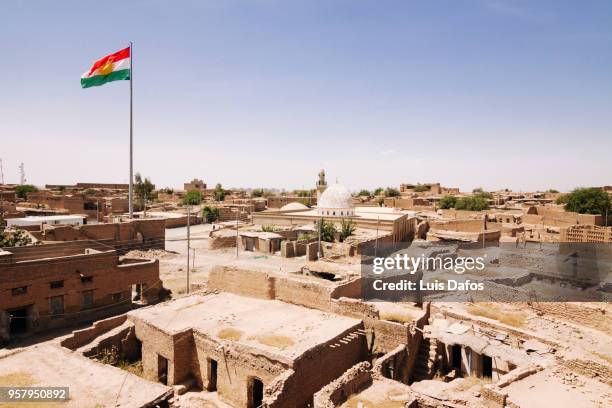 erbil citadel in iraqi kurdistan - erbil stockfoto's en -beelden