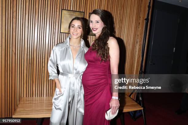 Aly Raisman and Rachael Denhollander attend the Time 100 Gala at Jazz at Lincoln Center on April 24, 2018 in New York, New York.