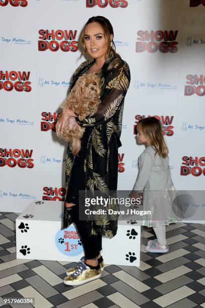 Tamara Ecclestone and daughter Sophia Eccleston-Rutland attend the 'Show Dogs' Gala Screening at Picturehouse Central on May 13, 2018 in London,...