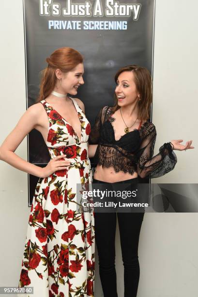 Actor/singer sonwriter/model Serena Laurel and actor/director Allisyn Ashley Arm attends world premiere of Allisyn Ashley Arm's "It's Just A Story"...