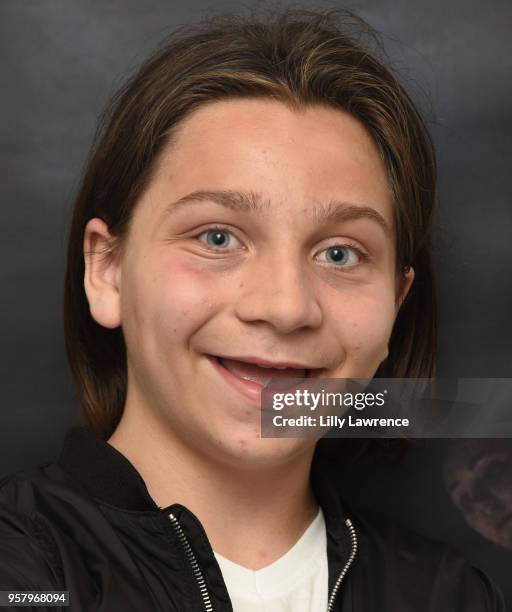 Actor Bryson Robinson attends world premiere of Allisyn Ashley Arm's "It's Just A Story" at Gray Studios on May 12, 2018 in Los Angeles, California.