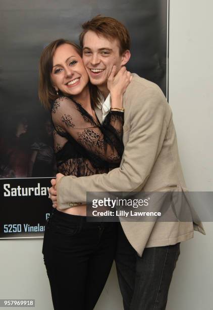 Actor/director Allisyn Ashley Arm and actor Dylan Riley Snyder attend world premiere of Allisyn Ashley Arm's "It's Just A Story" at Gray Studios on...