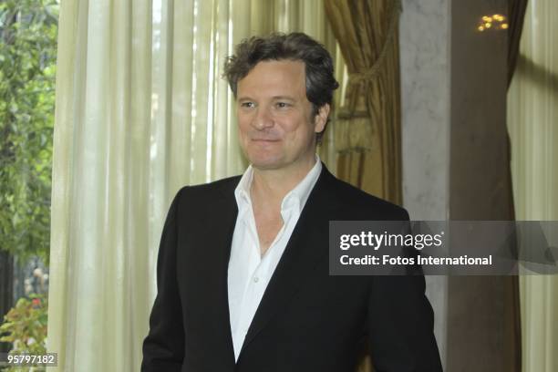 Colin Firth at the Four Seasons Hotel in Beverly Hills, California on November 5, 2009. Reproduction by American tabloids is absolutely forbidden.