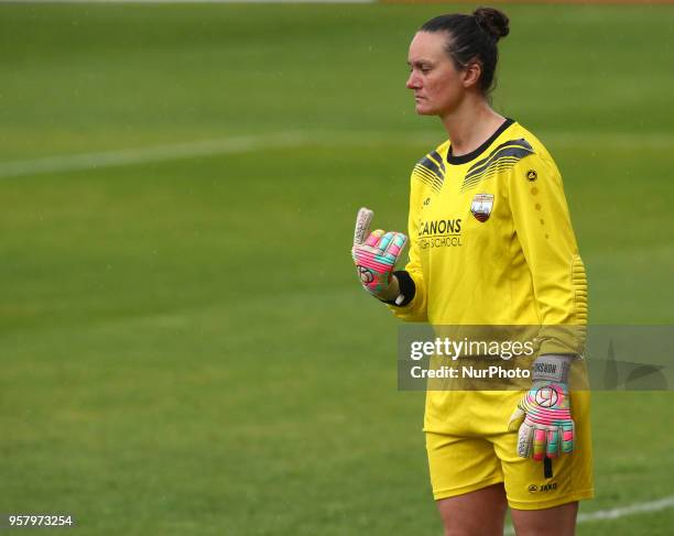 Nicola Hobbs of London Bees during Women's Super League 2 match between London Bees against Sheffield FC Ladies at The Hive Barnet on 12 May 2017