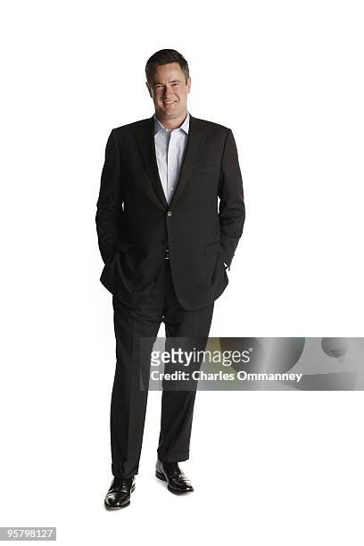 Cable TV host Joe Scarborough at the NBC studios in New York, NY on December 14 photographed for Newsweek.