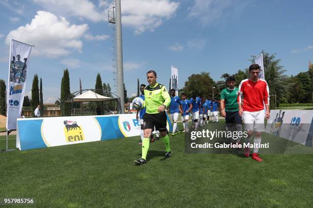 General view of during the FIGC 'Progetto Rete' Football Tournament on May 13, 2018 in Florence, Italy.