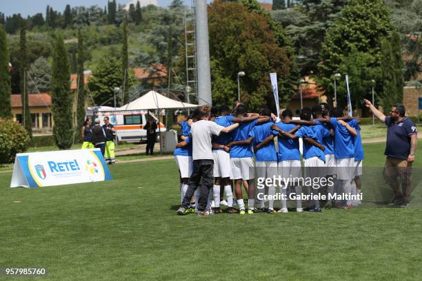 General view of during the FIGC 'Progetto Rete' Football Tournament on May 13, 2018 in Florence, Italy.