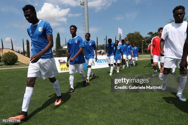 General view of during the FIGC 'Progetto Rete' Football Tournament on May 13, 2018 in Florence, Italy.